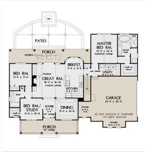 Main Floor for House Plan #2865-00218