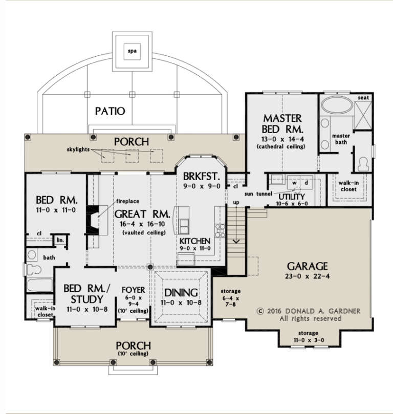 House Plan House Plan #27036 Drawing 1