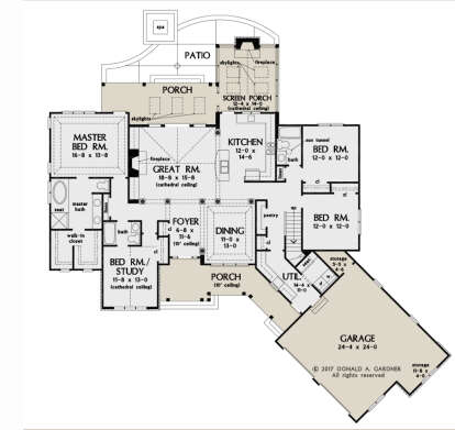 House Plan House Plan #27037 Drawing 1