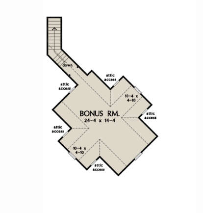 Bonus Room for House Plan #2865-00219