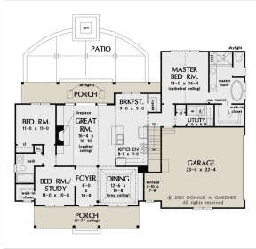 Main Floor for House Plan #2865-00221