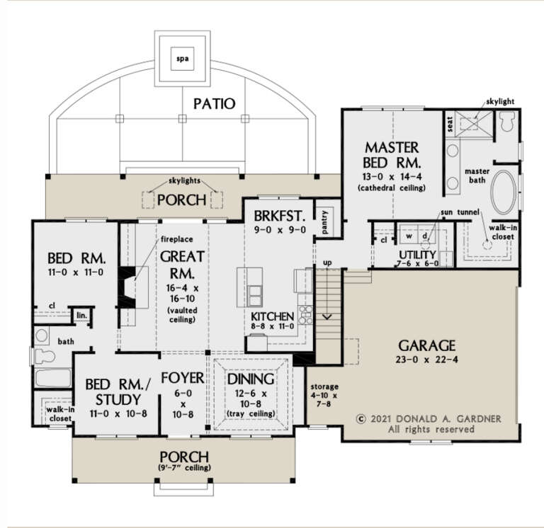 House Plan House Plan #27039 Drawing 1