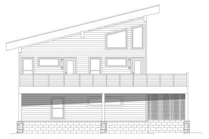 Modern House Plan #940-00514 Elevation Photo