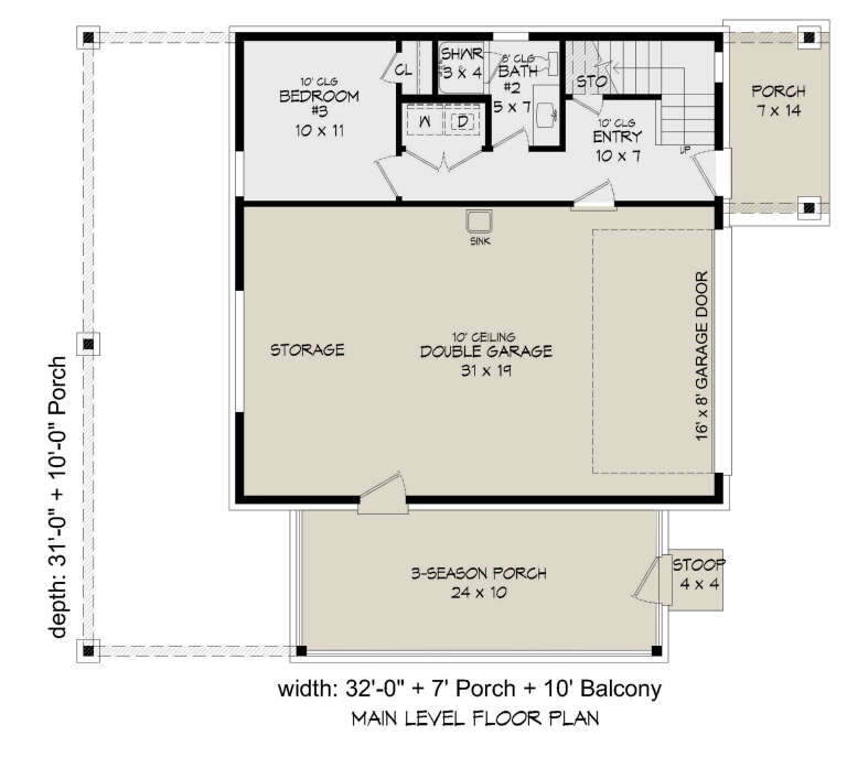House Plan House Plan #27040 Drawing 1