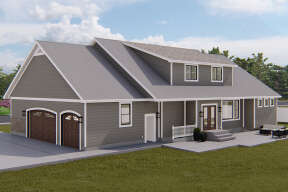 Traditional House Plan #2802-00147 Elevation Photo