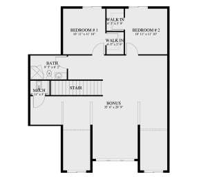 Second Floor for House Plan #2802-00147