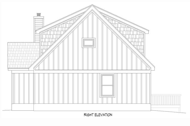 Mountain House Plan #940-00515 Elevation Photo