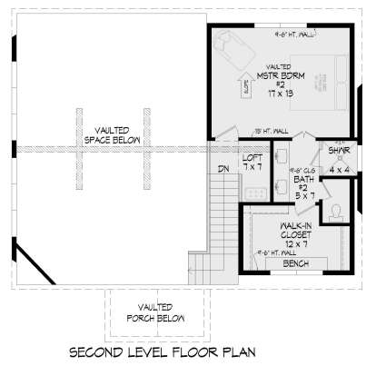 Second Floor for House Plan #940-00515