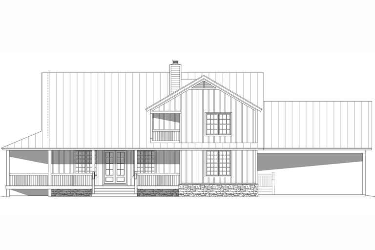 Country House Plan #940-00516 Elevation Photo