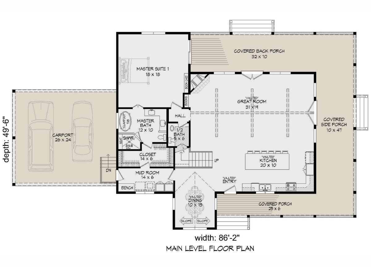Main Floor for House Plan #940-00516
