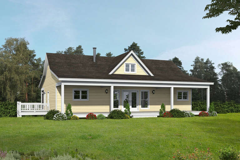 Country House Plan #940-00517 Elevation Photo