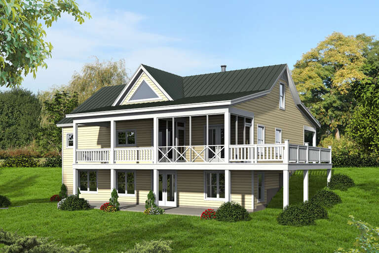 Country House Plan #940-00517 Elevation Photo