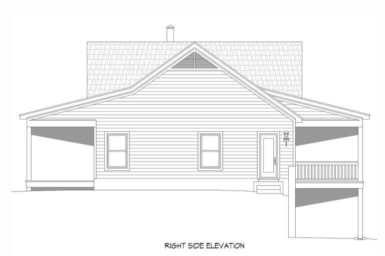 Country House Plan #940-00517 Elevation Photo