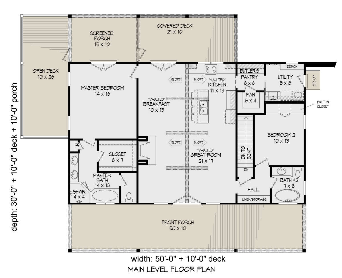 Main Floor for House Plan #940-00517