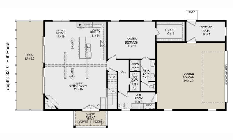 House Plan House Plan #27045 Drawing 1