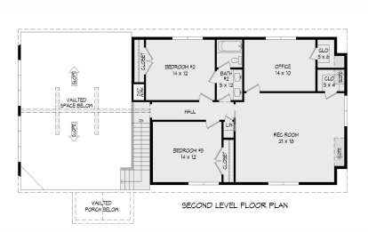 Second Floor for House Plan #940-00518