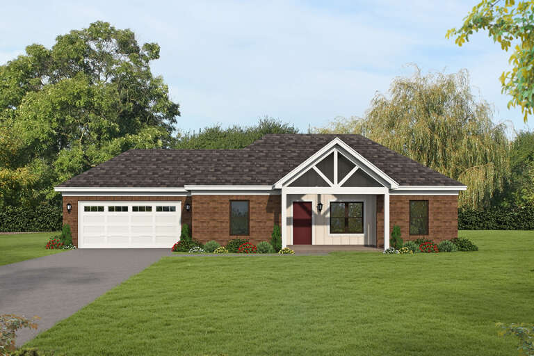 House Plan House Plan #27046 Front Elevation