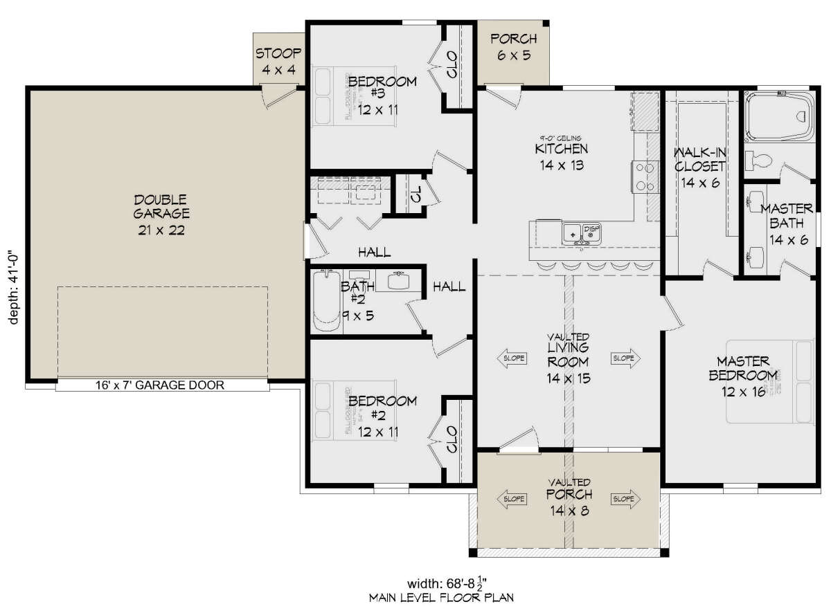 Main Floor for House Plan #940-00519