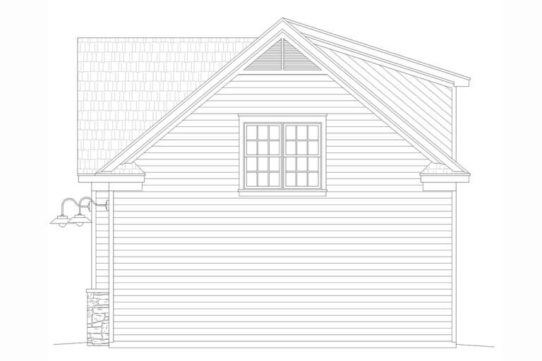 Colonial House Plan #940-00521 Elevation Photo
