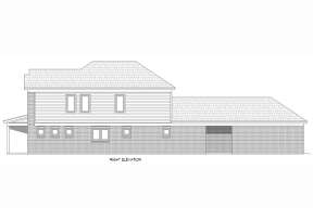 Narrow Lot House Plan #940-00522 Elevation Photo