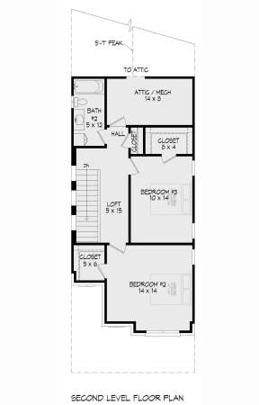 Second Floor for House Plan #940-00522