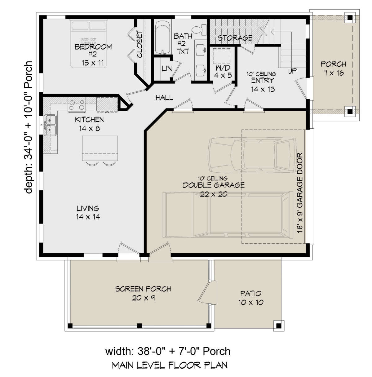 First Floor for House Plan #940-00525