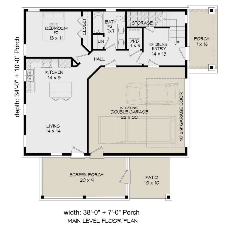 House Plan House Plan #27052 Drawing 1