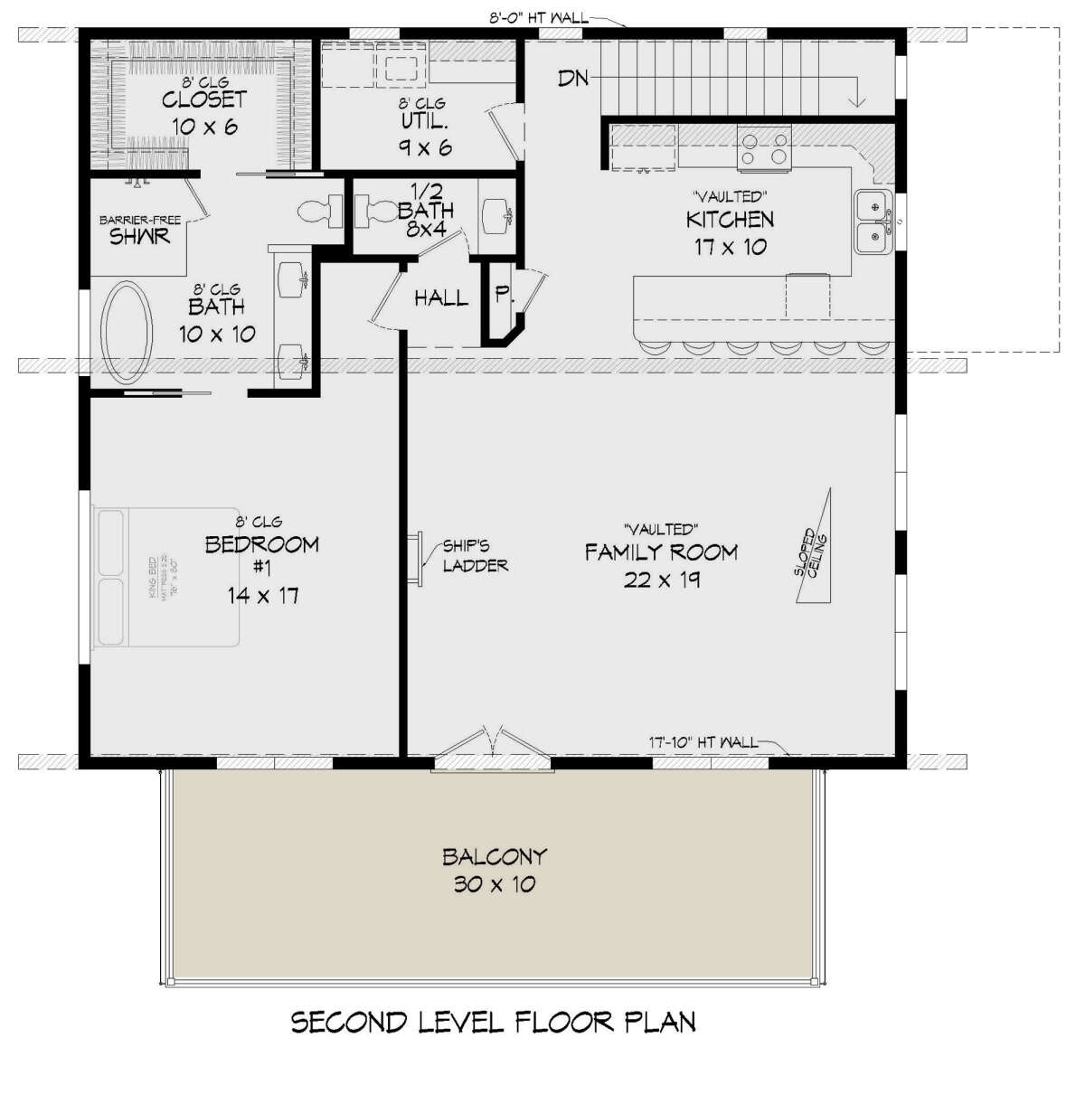 Second Floor for House Plan #940-00525