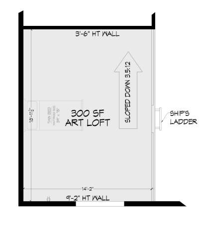 Loft for House Plan #940-00525