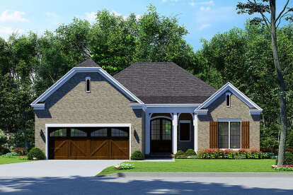 European House Plan #8318-00244 Elevation Photo