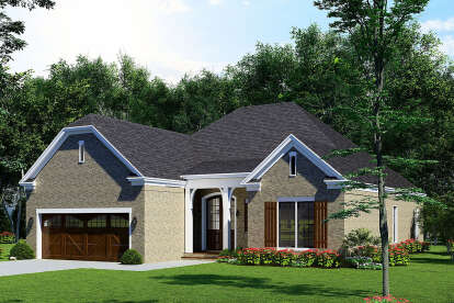 European House Plan #8318-00244 Elevation Photo