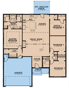 Main Floor for House Plan #8318-00244
