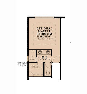 Alternate Master Bathroom for House Plan #8318-00244