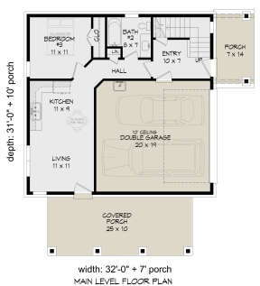 First Floor for House Plan #940-00526