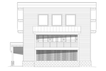 Modern House Plan #940-00527 Elevation Photo