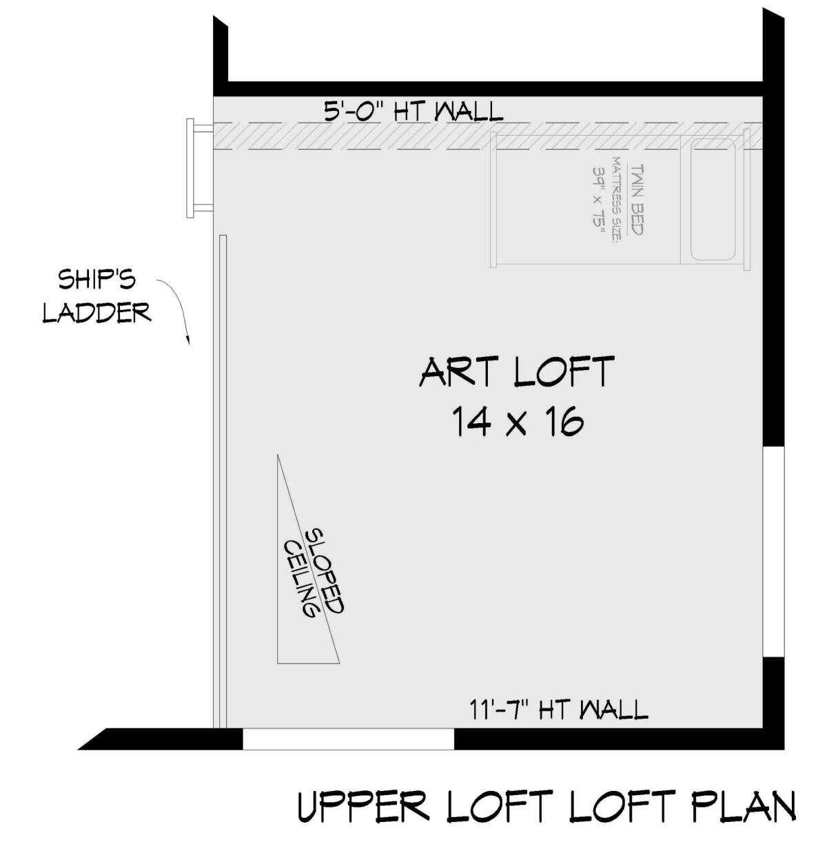 Loft for House Plan #940-00527