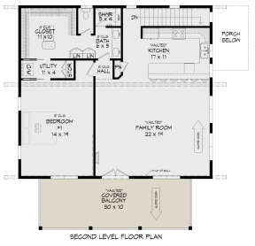 Second Floor for House Plan #940-00529