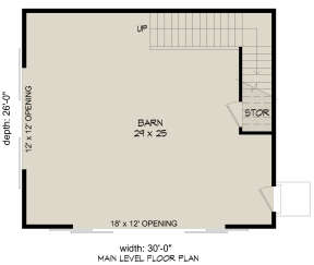 First Floor for House Plan #940-00530