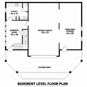 Basement Floor  for House Plan #053-00385