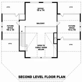 Second Floor for House Plan #053-00385