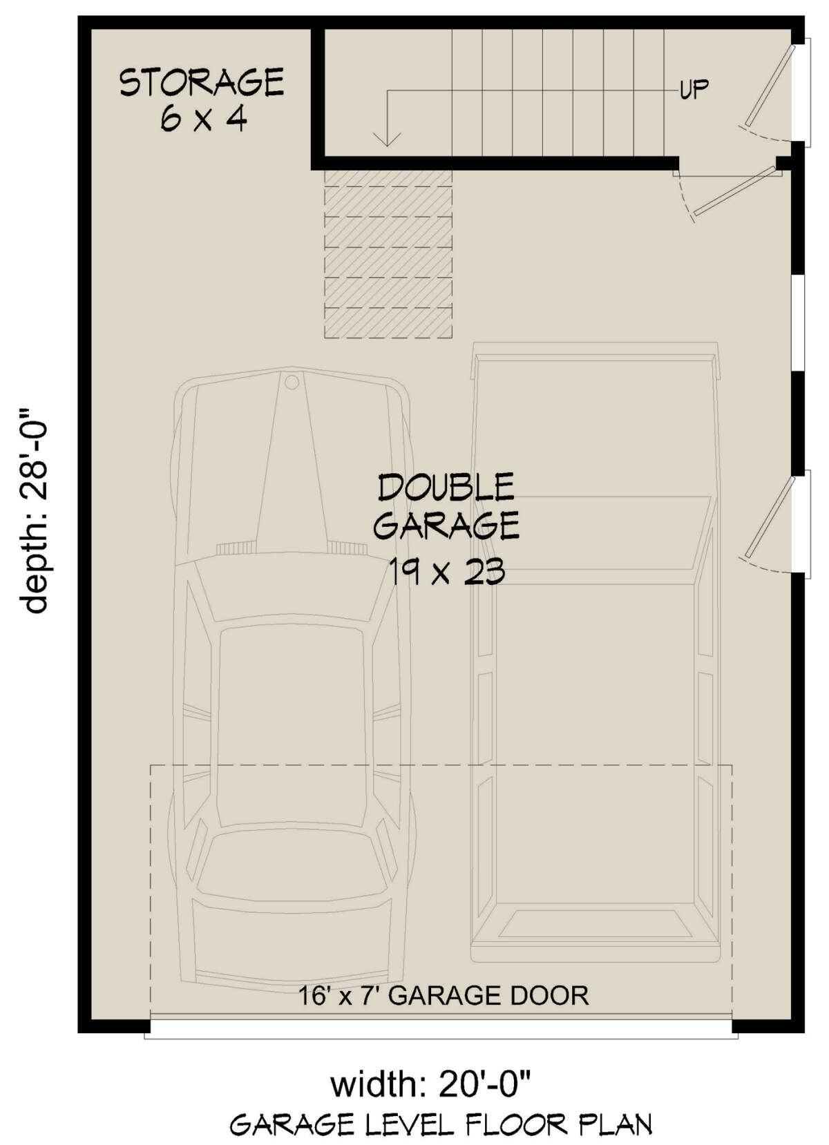 Garage Floor for House Plan #940-00531