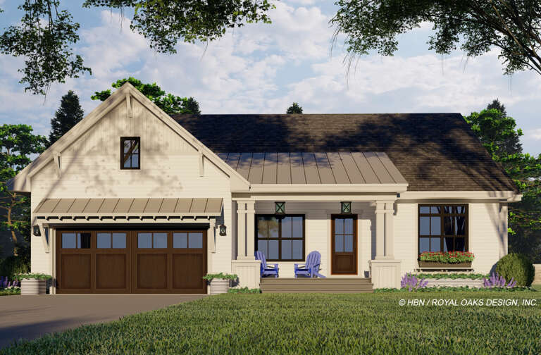 Craftsman House Plan #098-00342 Elevation Photo