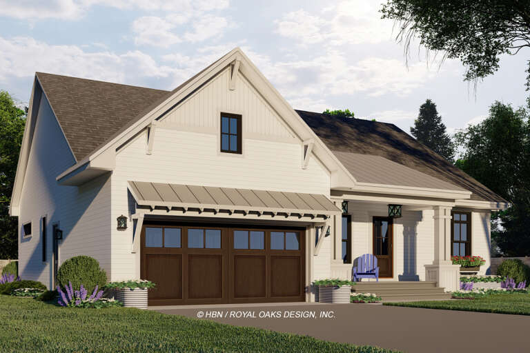 Craftsman House Plan #098-00342 Elevation Photo