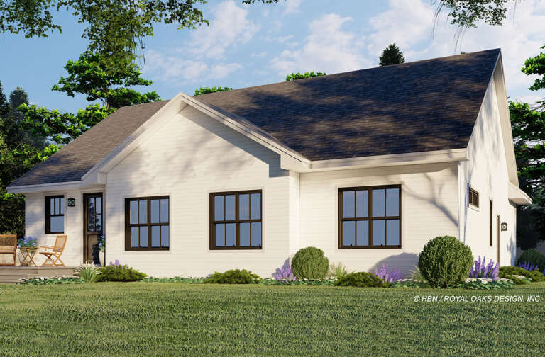 Craftsman House Plan #098-00342 Elevation Photo
