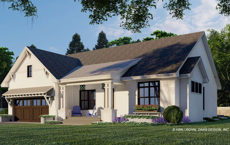 Craftsman House Plan #098-00342 Elevation Photo