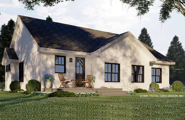 Craftsman House Plan #098-00342 Elevation Photo