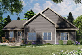 Craftsman House Plan #098-00343 Elevation Photo