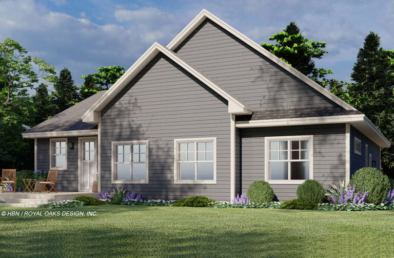 Craftsman House Plan #098-00343 Elevation Photo