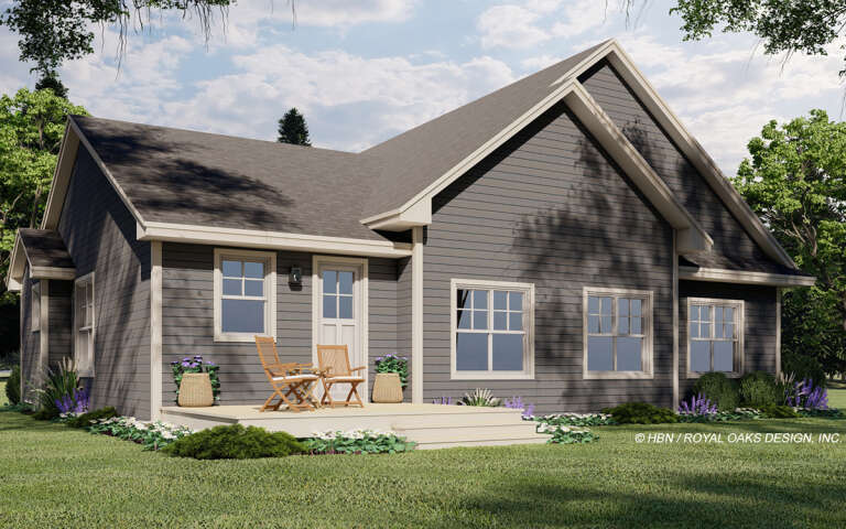 Craftsman House Plan #098-00343 Elevation Photo