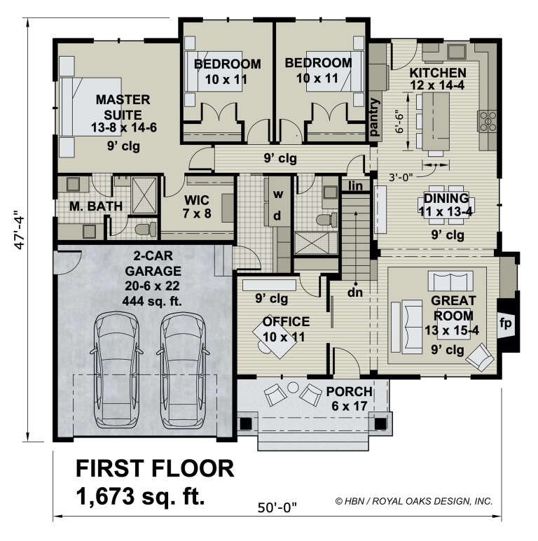 House Plan House Plan #27067 Drawing 1
